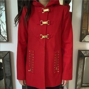 Anthro red jacket